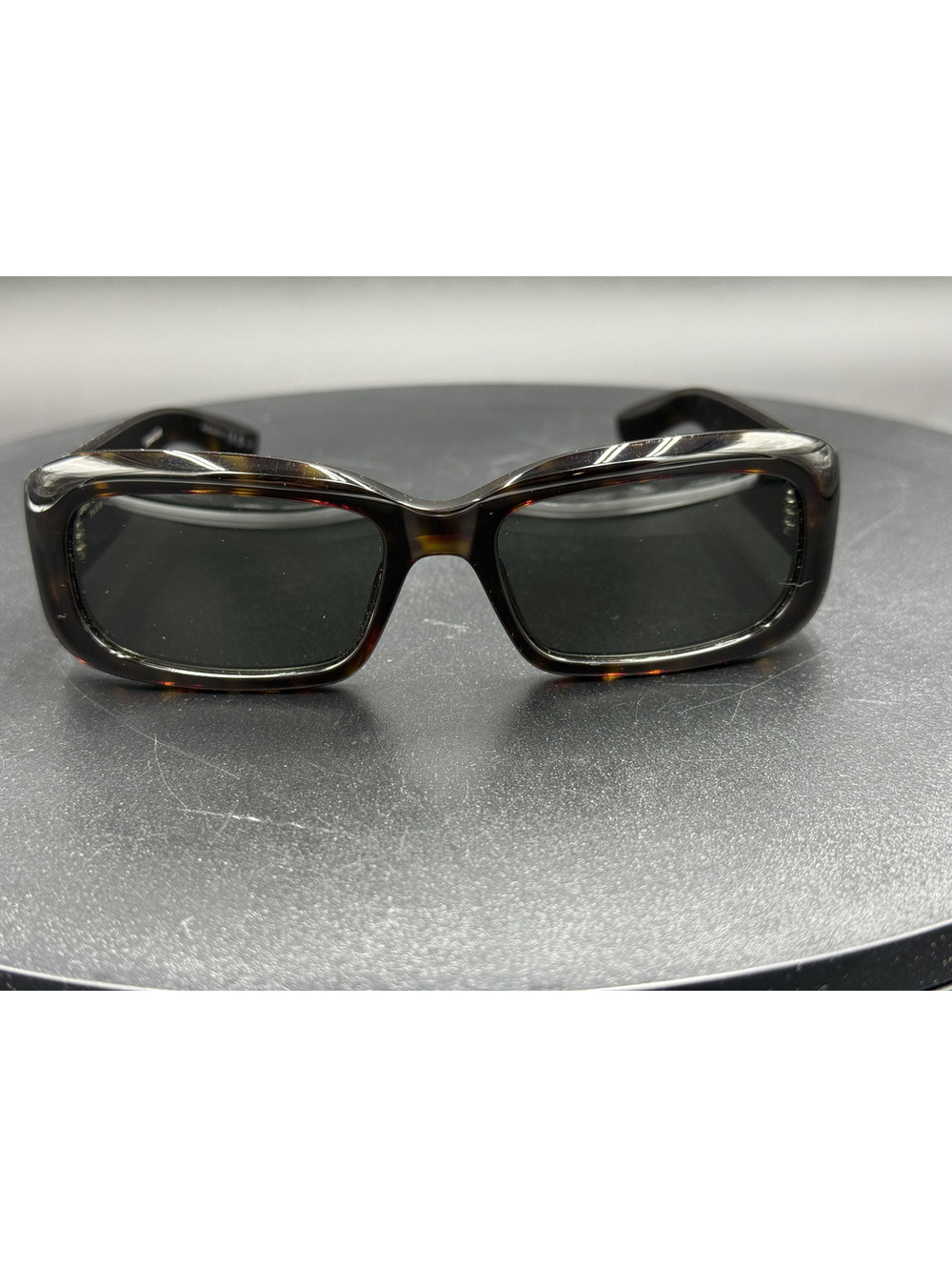 Saint Laurent SL 809 Tortoiseshell Rectangular Sunglasses - Picture 2 of 12